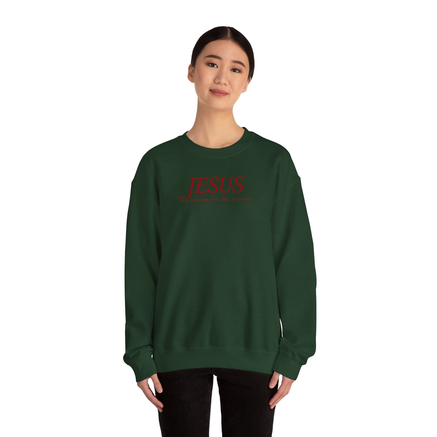 Joyful Jesus Crewneck Sweatshirt - Celebrate the Season with Comfort